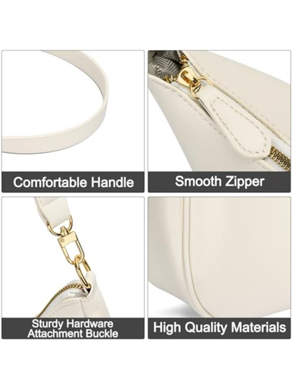 Shoulder Bag for Women Cute Hobo Purses and Handbags Retro Clutch - Picture 3 of 7